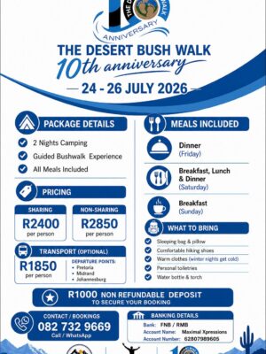 Botswana dessert bush walk